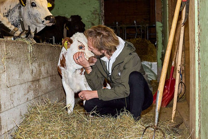Tiere mit Aaron Gstrein am Bauernhof Am Sonnhof 